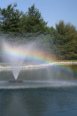 園林藝術的靈動雙璧——噴泉與假山