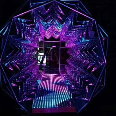 穿越夢幻之境 萬棵松浪漫鉆石隧道與時空隧道，假山定制締造藝術奇觀